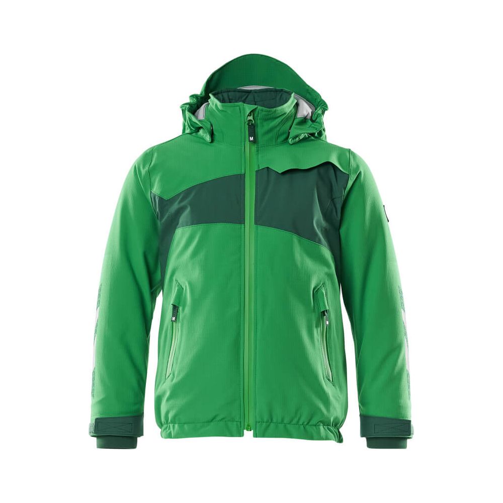 Mascot Kids Winter Jacket 18935-249 Front #colour_grass-green-green