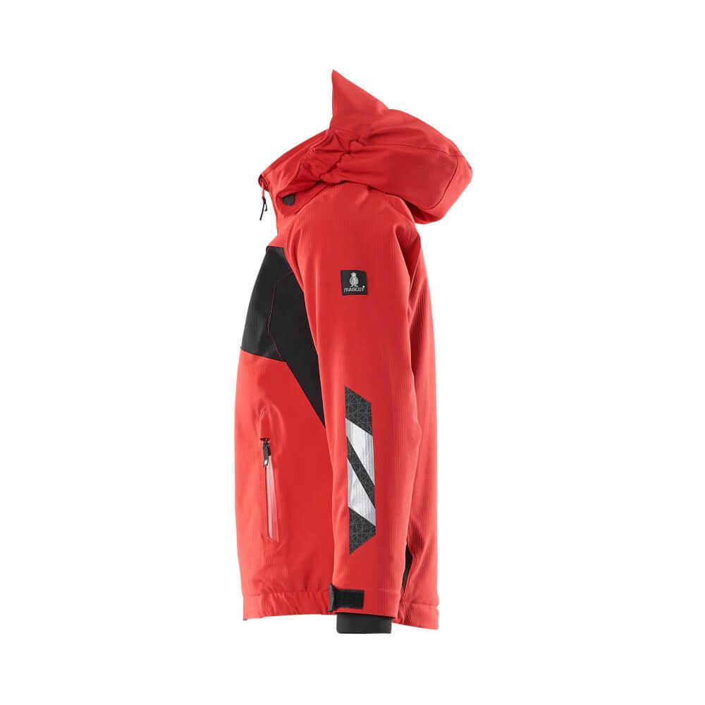 Mascot Kids Winter Jacket 18935-249 Right #colour_traffic-red-black