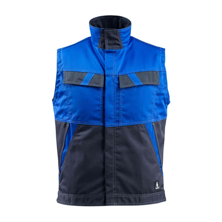 Mascot Kilmore Work Gilet 15754-330 Front #colour_royal-blue-dark-navy-blue