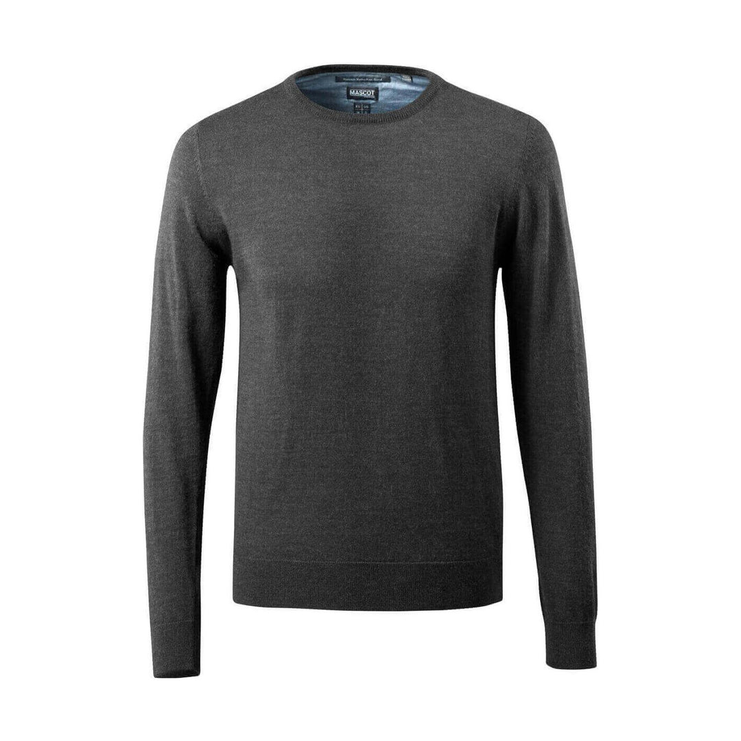 Mascot Knitted Jumper Round Neck 50636-989 - Frontline, Mens #colour_dark-anthracite-grey-light-grey-flecked