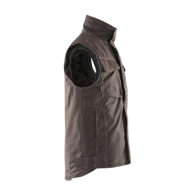 Mascot Knoxville Work Gilet 10154-154 Left #colour_dark-anthracite-grey