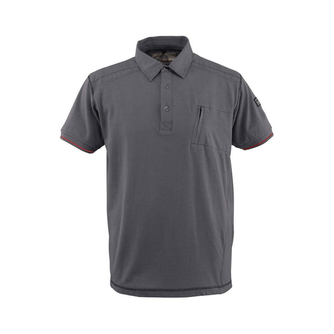 Mascot Kreta Polo Shirt with Pocket 50351-833 Front #colour_light-anthracite-grey