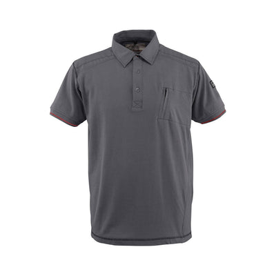Mascot Kreta Polo Shirt with Pocket 50351-833 Front #colour_light-anthracite-grey
