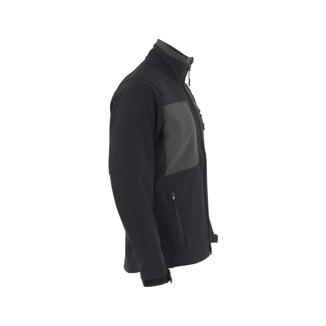 Mascot Lagos Softshell Jacket 50057-824 Left #colour_black-dark-anthracite-grey