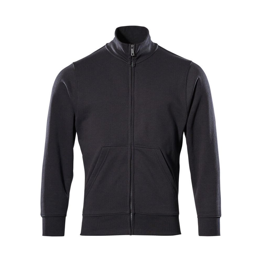 Mascot Lavit Sweatshirt Zip-Up 51591-970 Front #colour_black