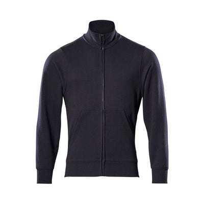 Mascot Lavit Sweatshirt Zip-Up 51591-970 Front #colour_dark-navy-blue