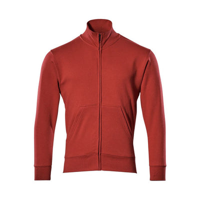 Mascot Lavit Sweatshirt Zip-Up 51591-970 Front #colour_red