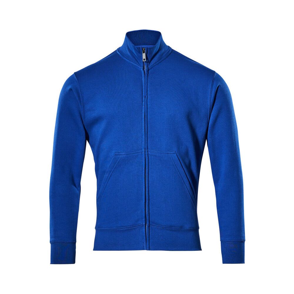 Mascot Lavit Sweatshirt Zip-Up 51591-970 Front #colour_royal-blue