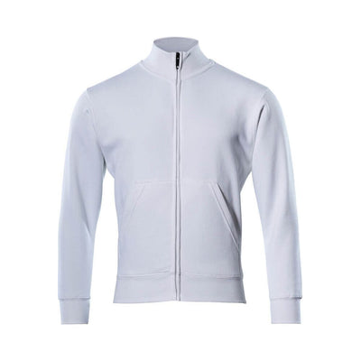 Mascot Lavit Sweatshirt Zip-Up 51591-970 Front #colour_white
