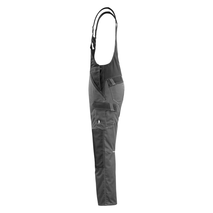 Mascot Leeton Bib Brace Overall 15769-330 Right #colour_dark-anthracite-grey-black