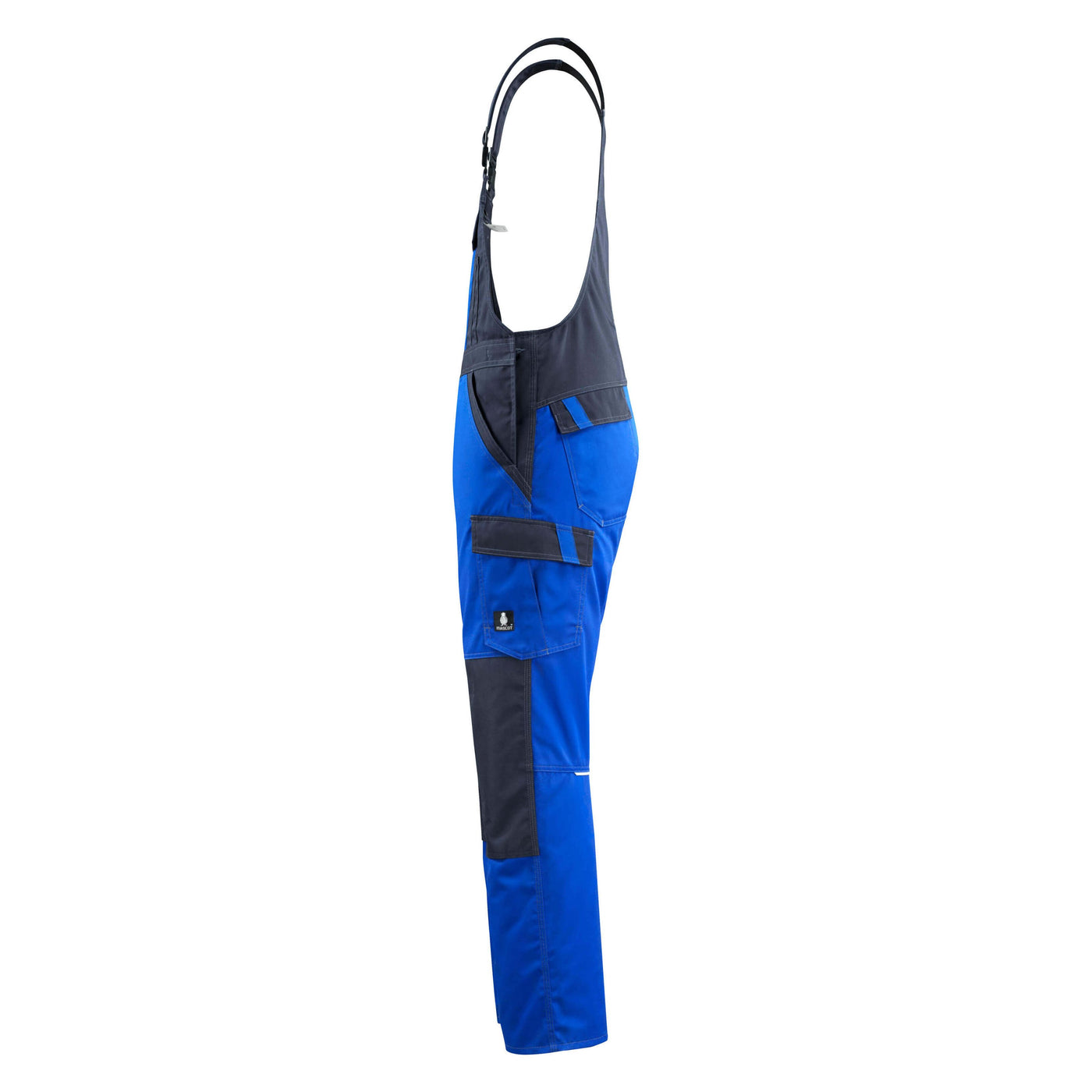 Mascot Leeton Bib Brace Overall 15769-330 Right #colour_royal-blue-dark-navy-blue