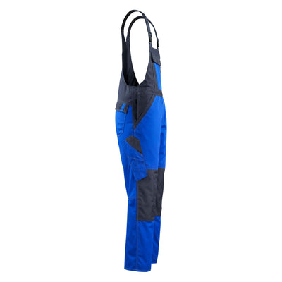 Mascot Leeton Bib Brace Overall 15769-330 Left #colour_royal-blue-dark-navy-blue