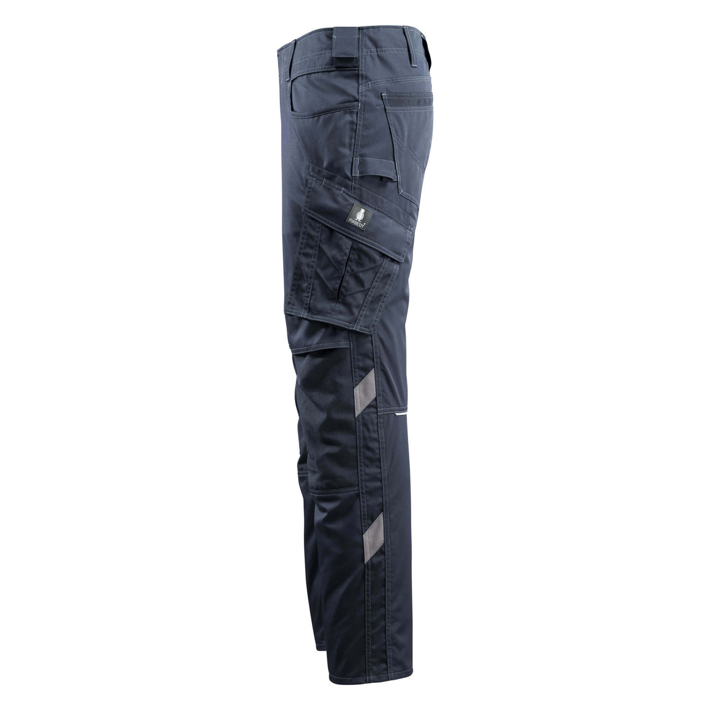 Mascot Lemberg Work Trousers Kneepad-Pockets 16079-230 Right #colour_dark-navy-blue