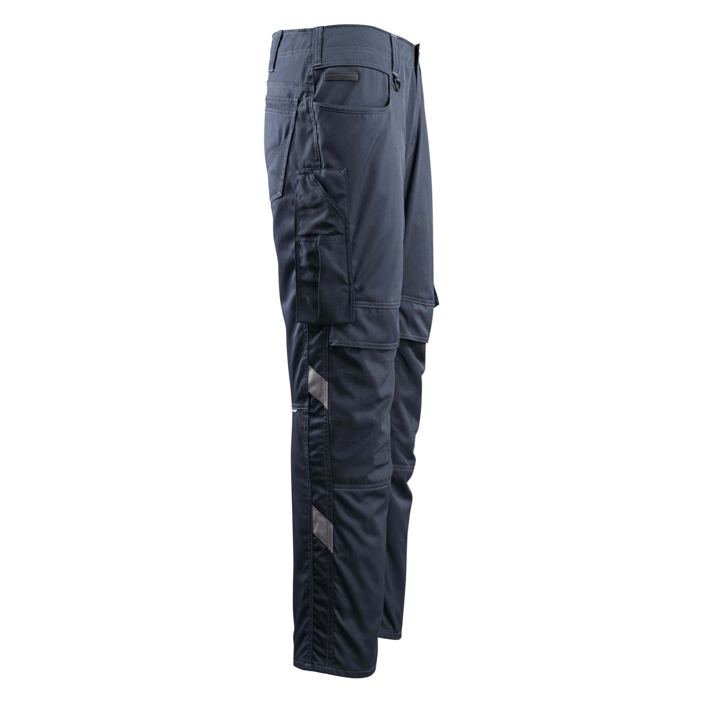 Mascot Lemberg Work Trousers Kneepad-Pockets 16079-230 Left #colour_dark-navy-blue