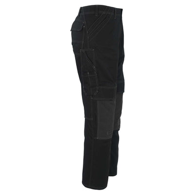 Mascot Lerida Work Trousers Kneepad-Pockets 05079-010 Left #colour_black