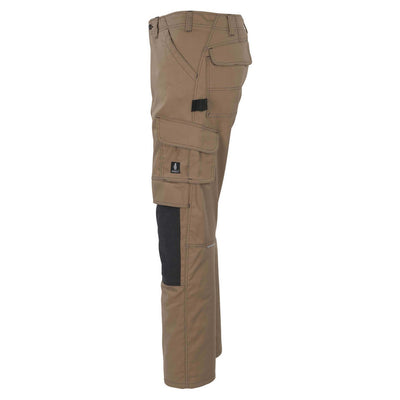 Mascot Lerida Work Trousers Kneepad-Pockets 05079-010 Right #colour_khaki