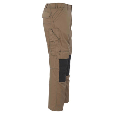 Mascot Lerida Work Trousers Kneepad-Pockets 05079-010 Left #colour_khaki