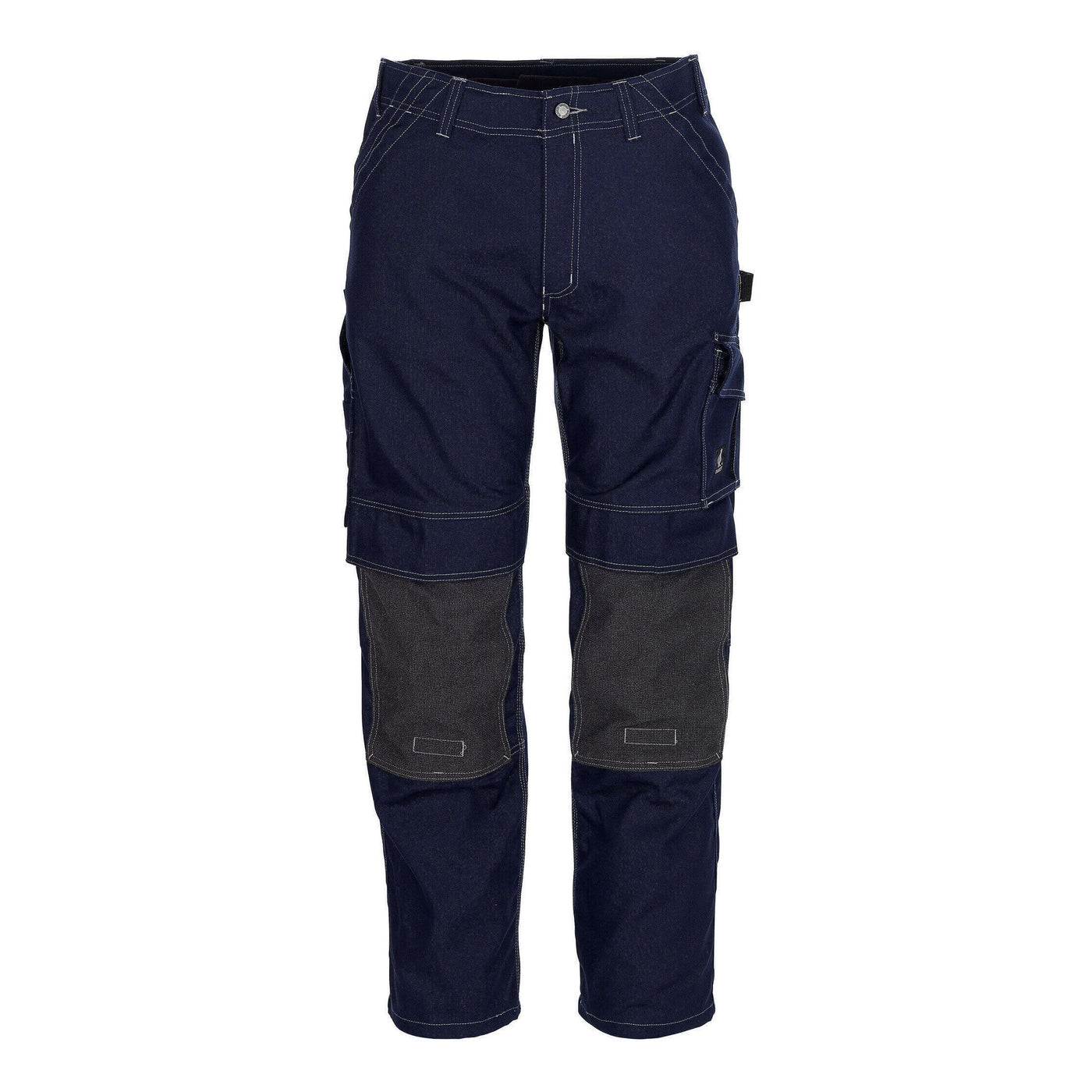 Mascot Lerida Work Trousers Kneepad-Pockets 05079-010 Front #colour_navy-blue