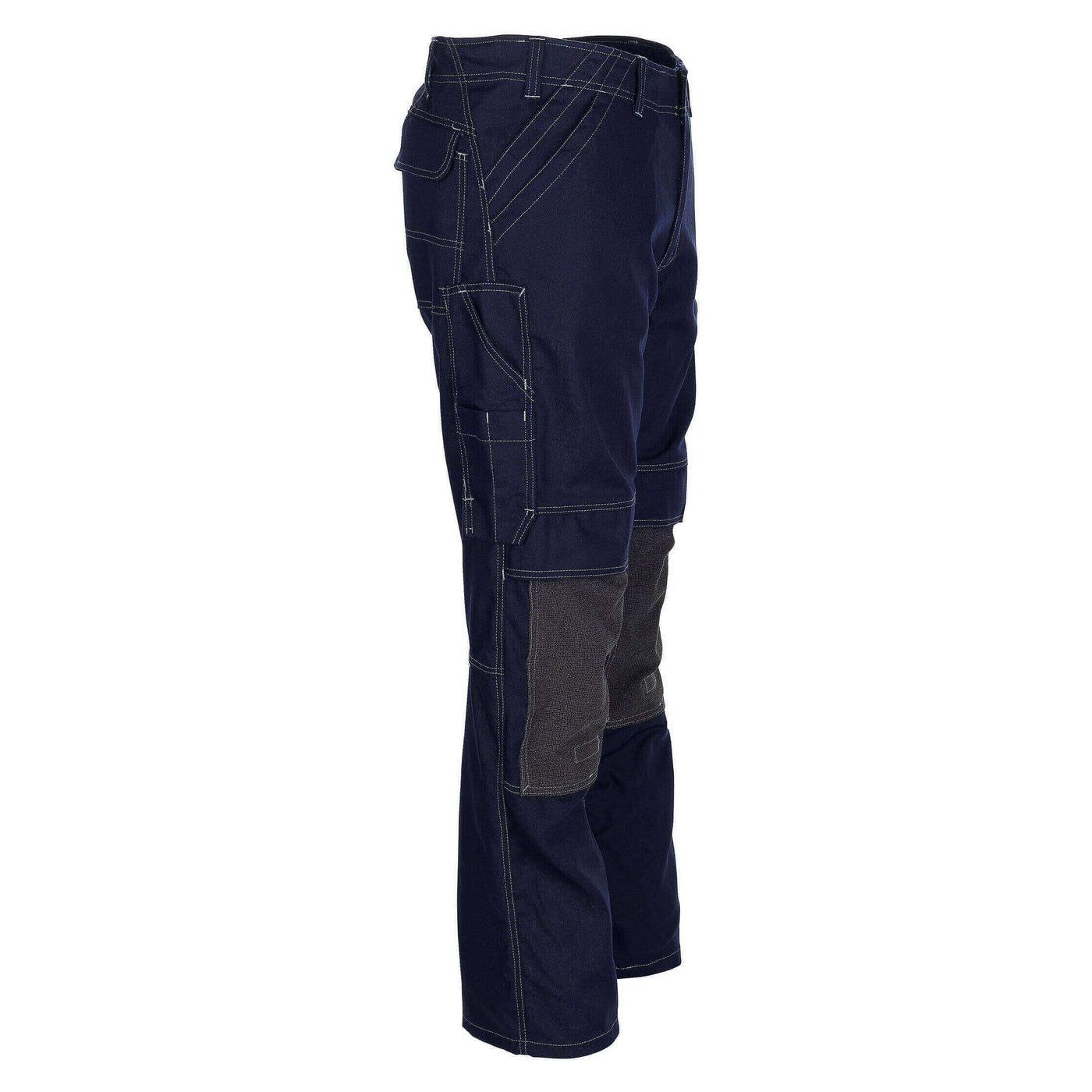 Mascot Lerida Work Trousers Kneepad-Pockets 05079-010 Left #colour_navy-blue