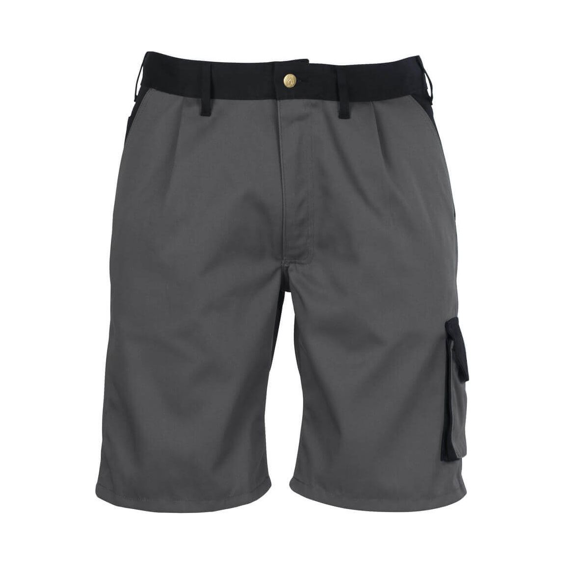 Mascot Lido Work Shorts 00949-430 Front #colour_anthracite-grey-black