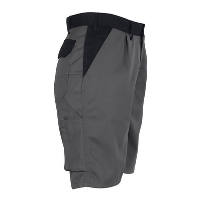 Mascot Lido Work Shorts 00949-430 Left #colour_anthracite-grey-black