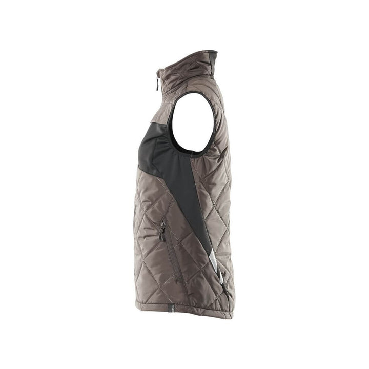 Mascot Lightweight Padded Winter Gilet 18075-318 Right #colour_dark-anthracite-grey-black