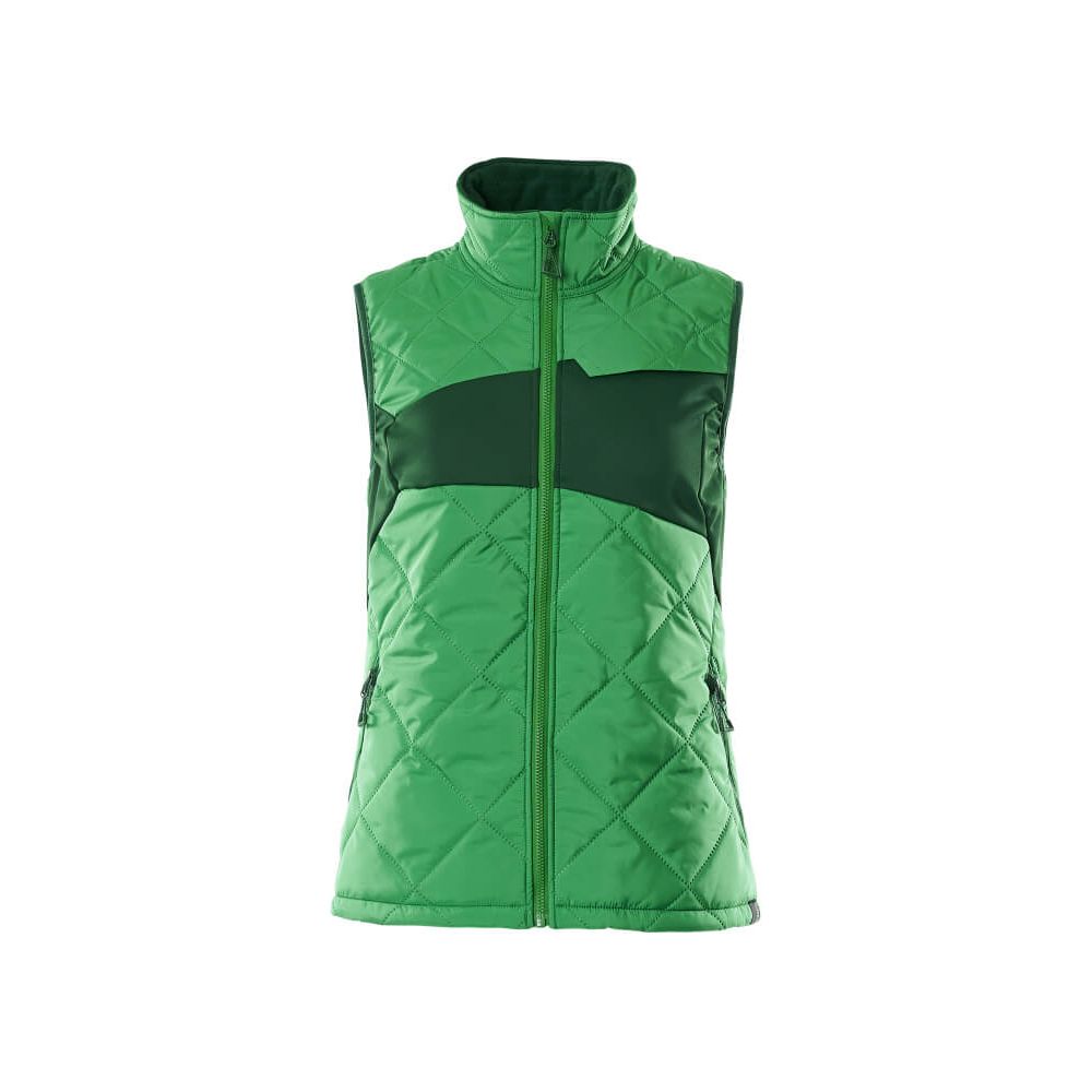 Mascot Lightweight Padded Winter Gilet 18075-318 Front #colour_grass-green-green