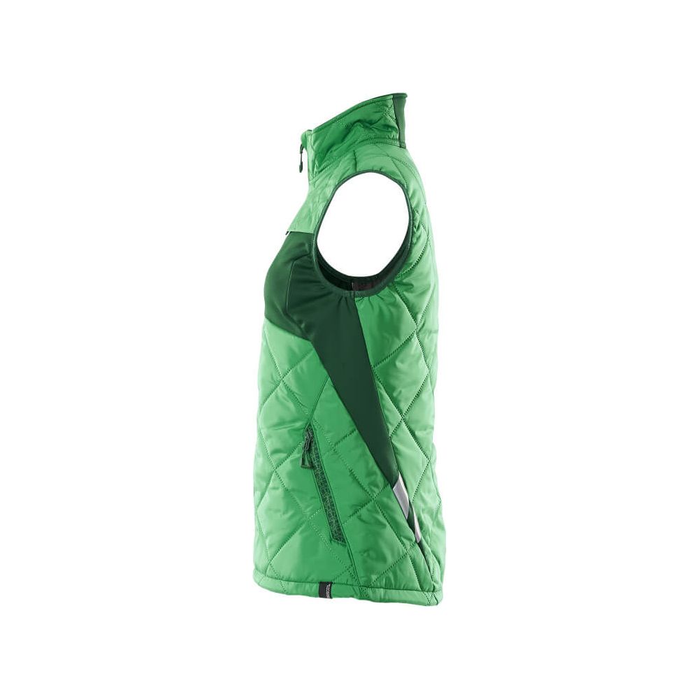 Mascot Lightweight Padded Winter Gilet 18075-318 Right #colour_grass-green-green