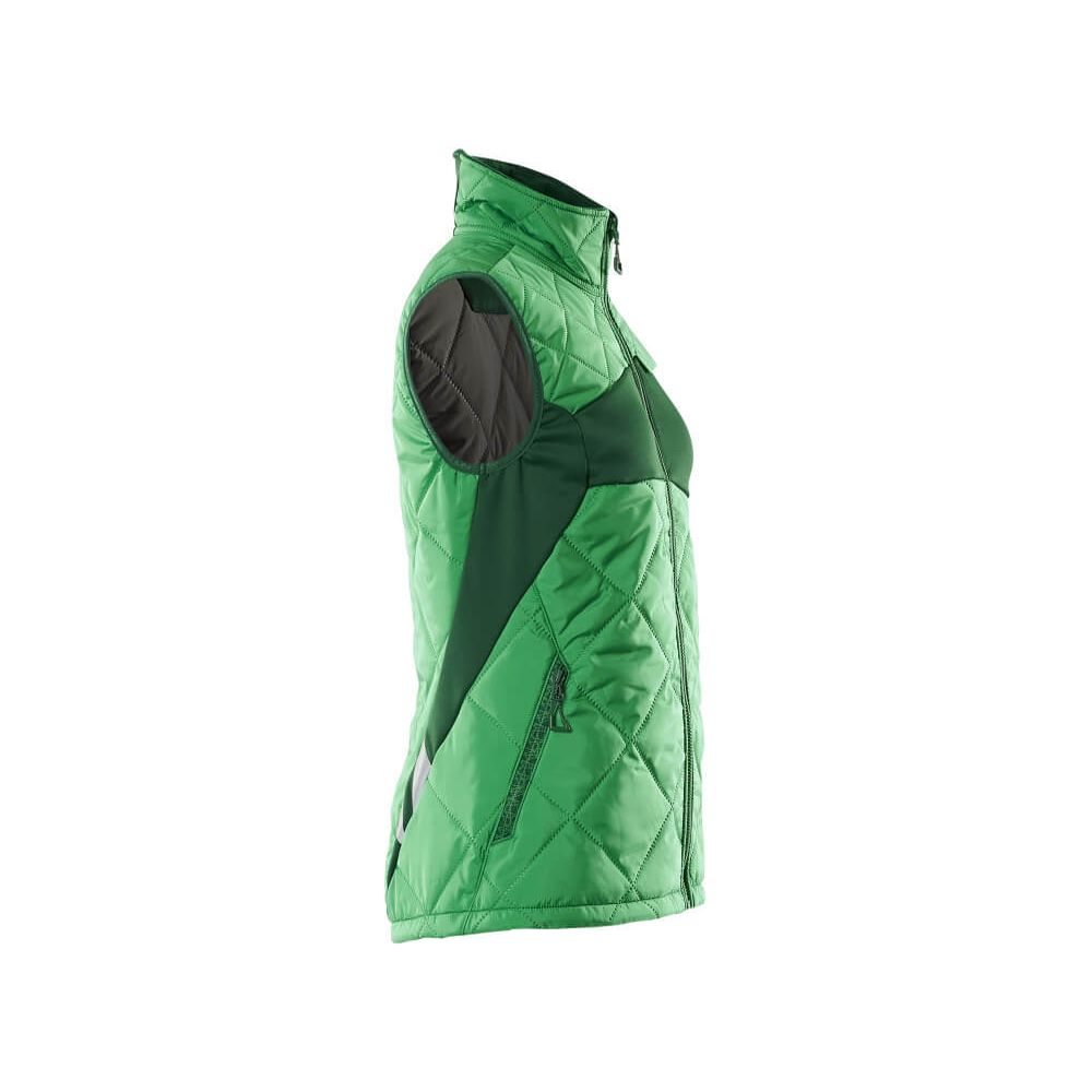 Mascot Lightweight Padded Winter Gilet 18075-318 Left #colour_grass-green-green