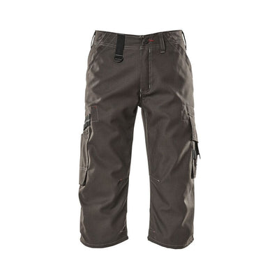 Mascot Limnos 3-4 length trousers 09249-154 Front #colour_dark-anthracite-grey