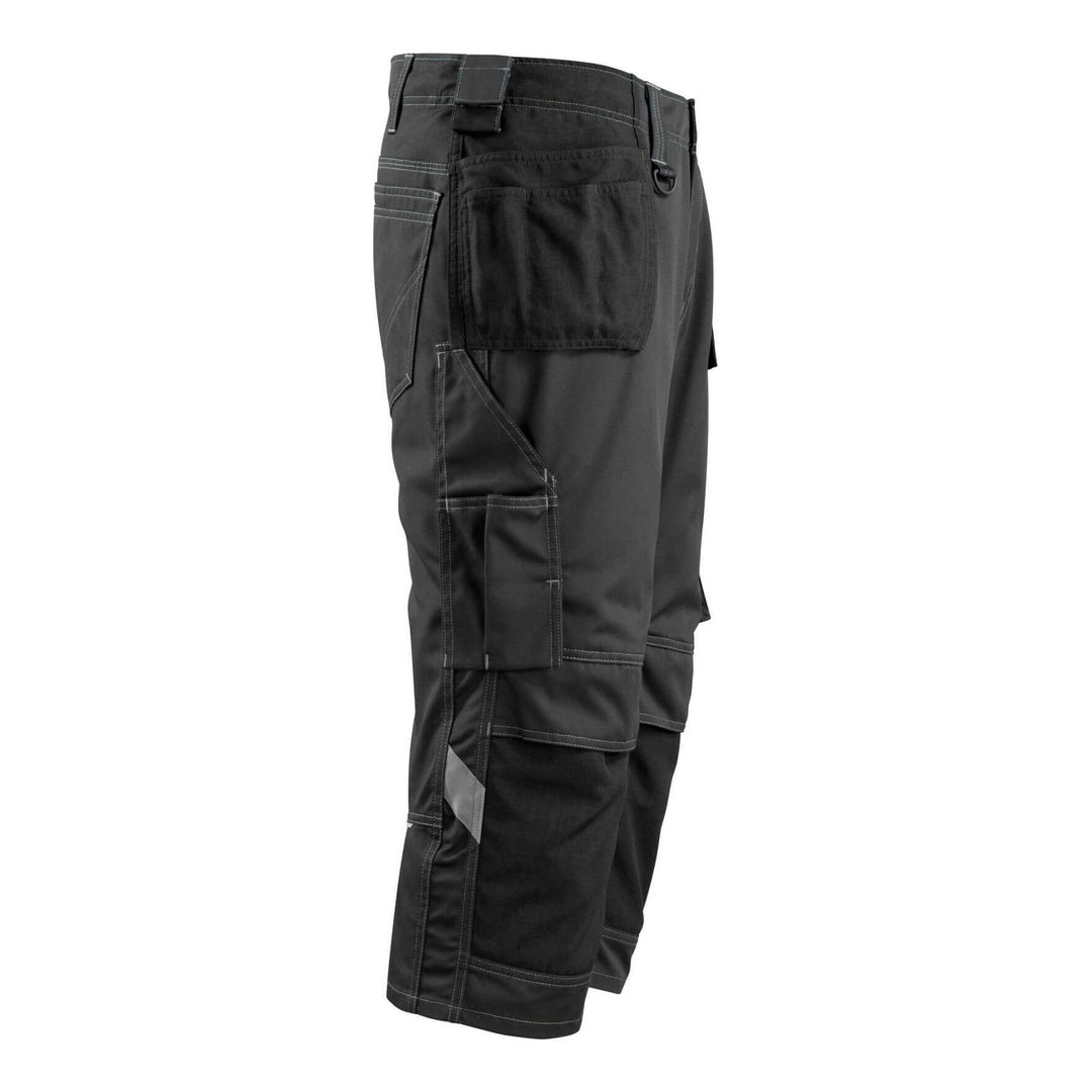 Mascot Lindau 3-4 Trousers Kneepad-Holster-Pockets 14449-442 Left #colour_black