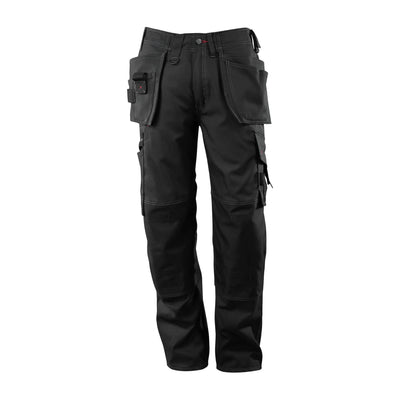 Mascot Lindos Work Trousers 07379-154 Front #colour_black
