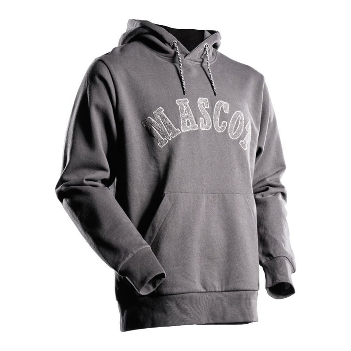 Mascot Logo Hoodie 22986-280 Front #colour_stone-grey