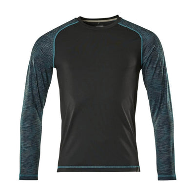 Mascot Long-Sleeve T-shirt Advanced 17281-944 Front #colour_black