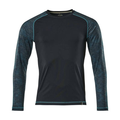 Mascot Long-Sleeve T-shirt Advanced 17281-944 Front #colour_dark-navy-blue