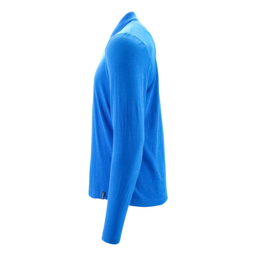 Mascot Long-Sleeved Polo Shirt 20483-961 Right #colour_azure-blue
