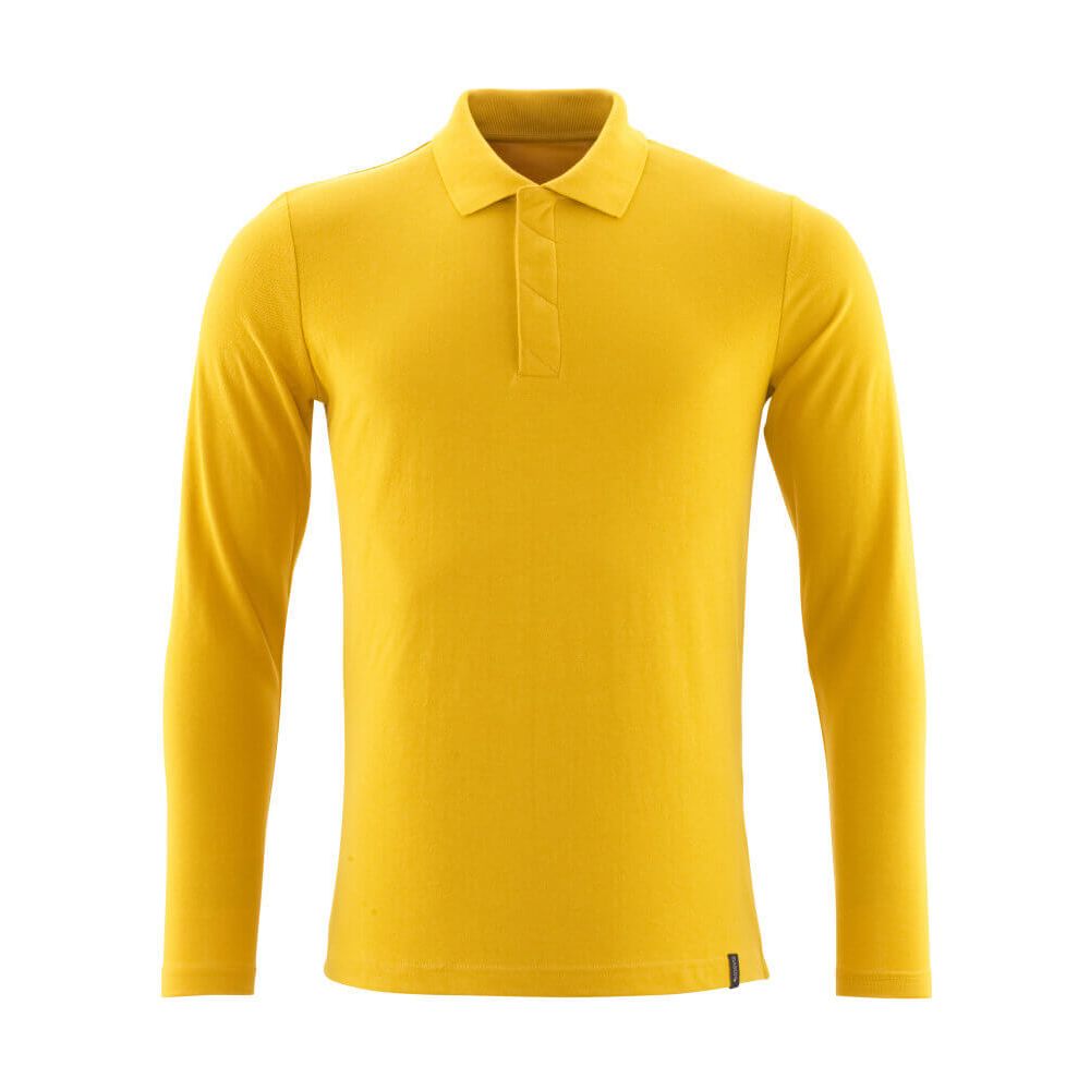 Mascot Long-Sleeved Polo Shirt 20483-961 Front #colour_curry-gold