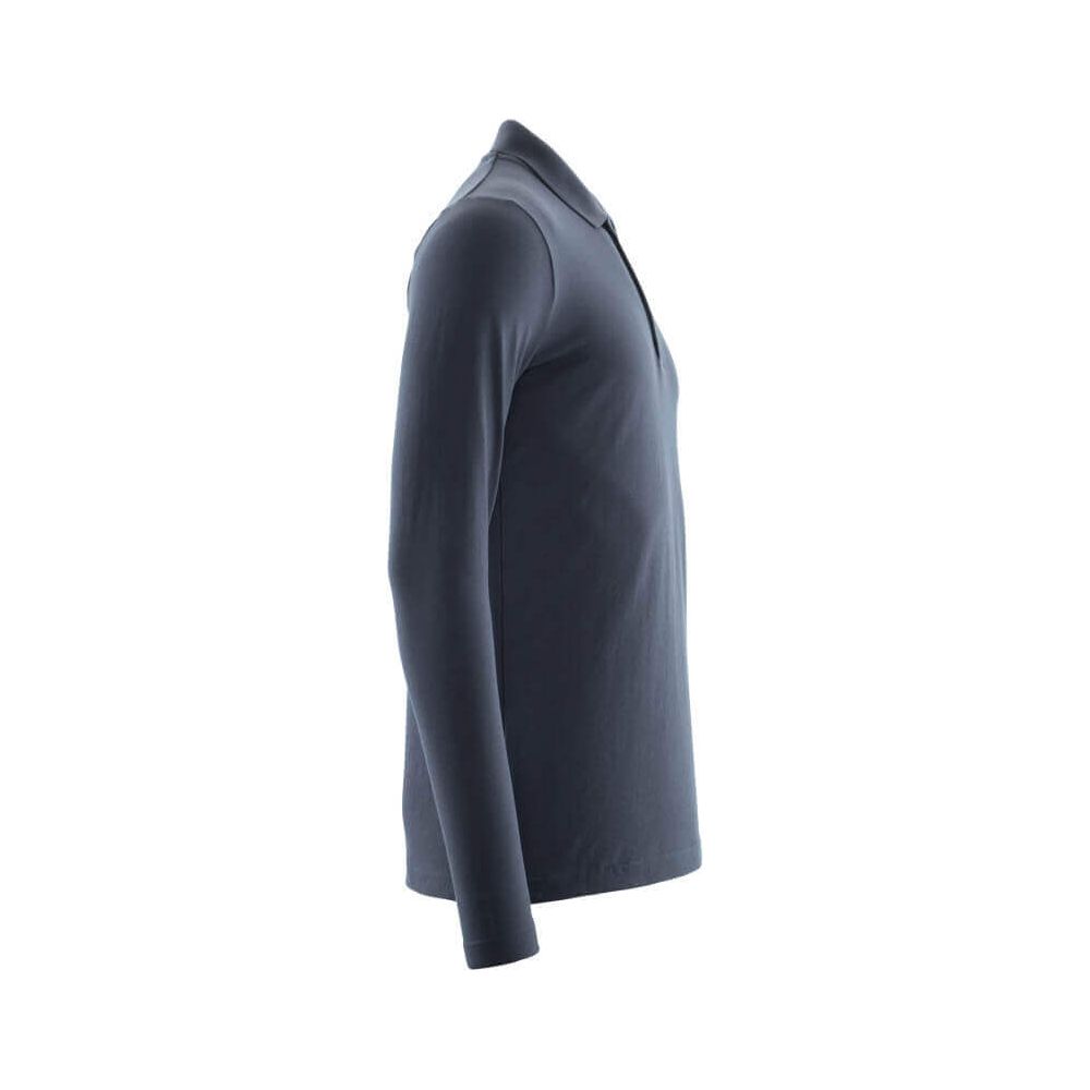 Mascot Long-Sleeved Polo Shirt 20483-961 Left #colour_dark-navy-blue