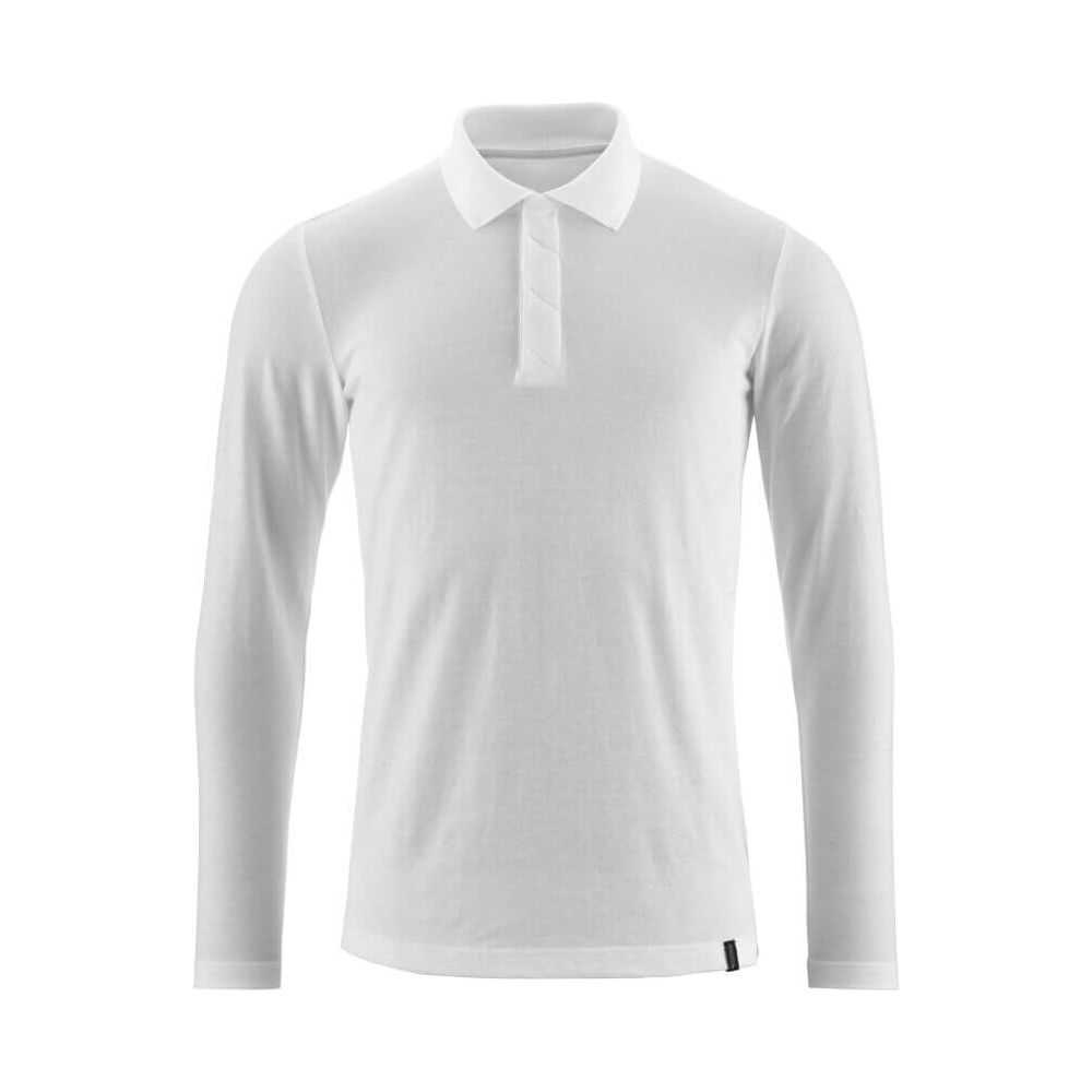 Mascot Long-Sleeved Polo Shirt 20483-961 Front #colour_white