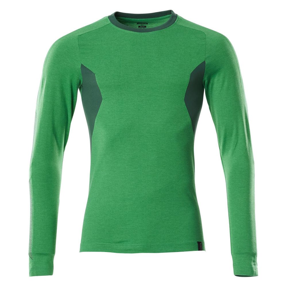 Mascot Long-Sleeved T-shirt 18381-959 Front #colour_grass-green-green