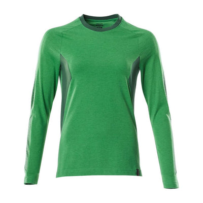 Mascot Long-Sleeved T-shirt 18391-959 Front #colour_grass-green-green