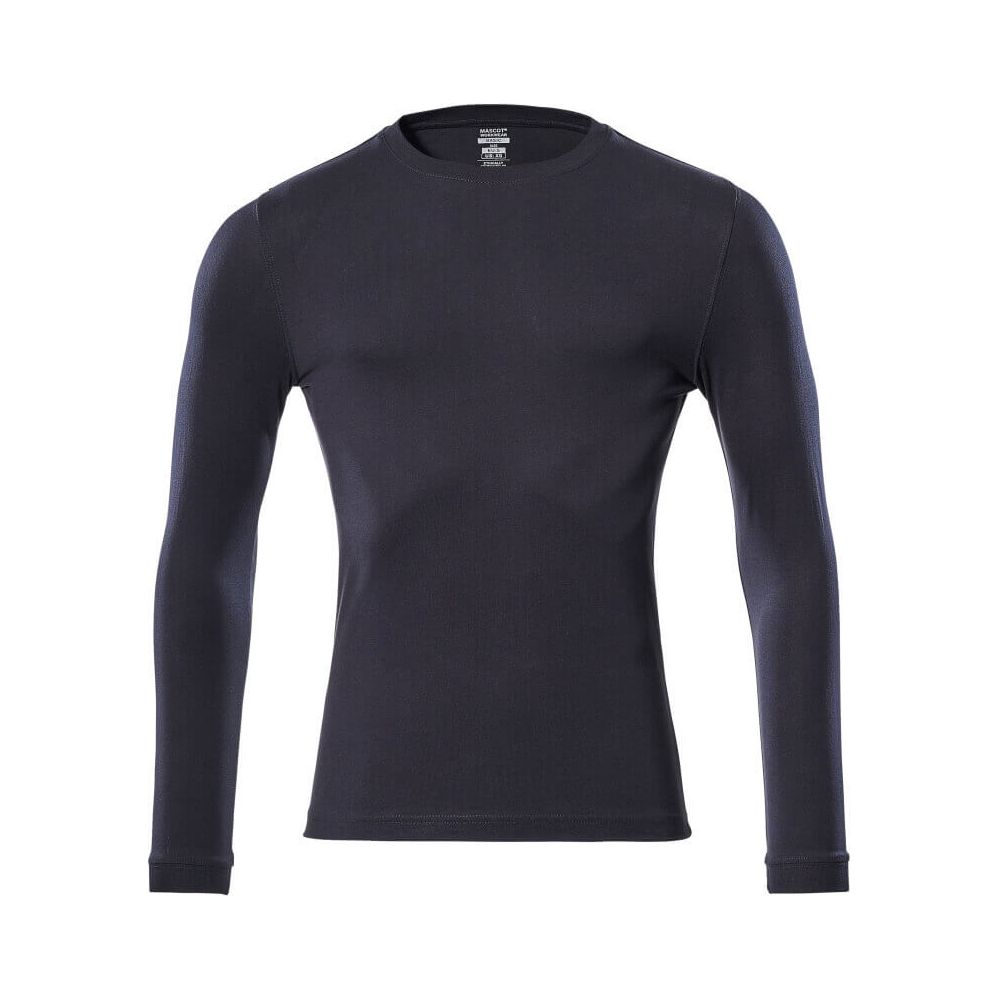 Mascot Long-Sleeved T-shirt Anti-Pilling 18581-965 Front #colour_dark-navy-blue