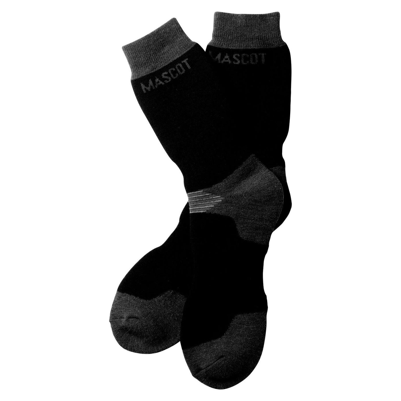 Mascot Lubango Work Socks 50404-876 Front #colour_black-dark-anthracite-grey