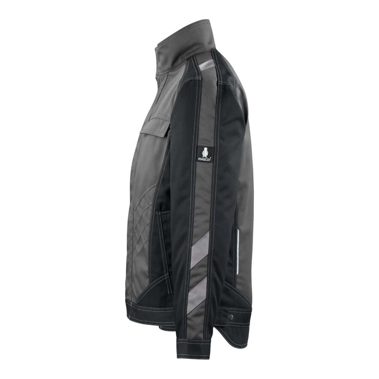 Mascot Mainz Work Jacket 12009-203 Right #colour_dark-anthracite-grey-black