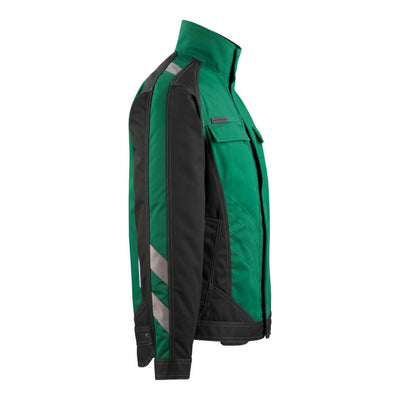 Mascot Mainz Work Jacket 12009-203 Left #colour_green-black