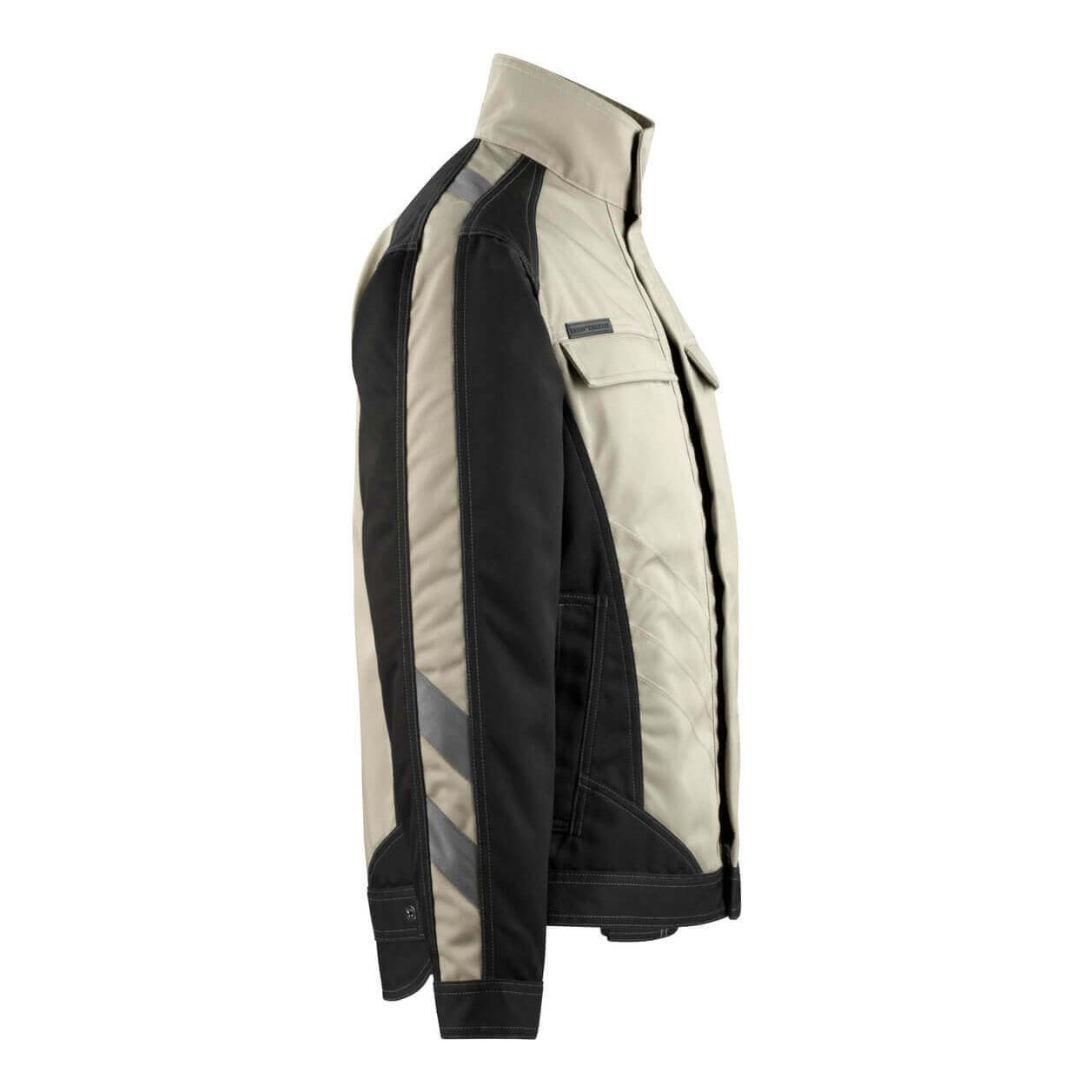 Mascot Mainz Work Jacket 12009-203 Left #colour_light-khaki-black