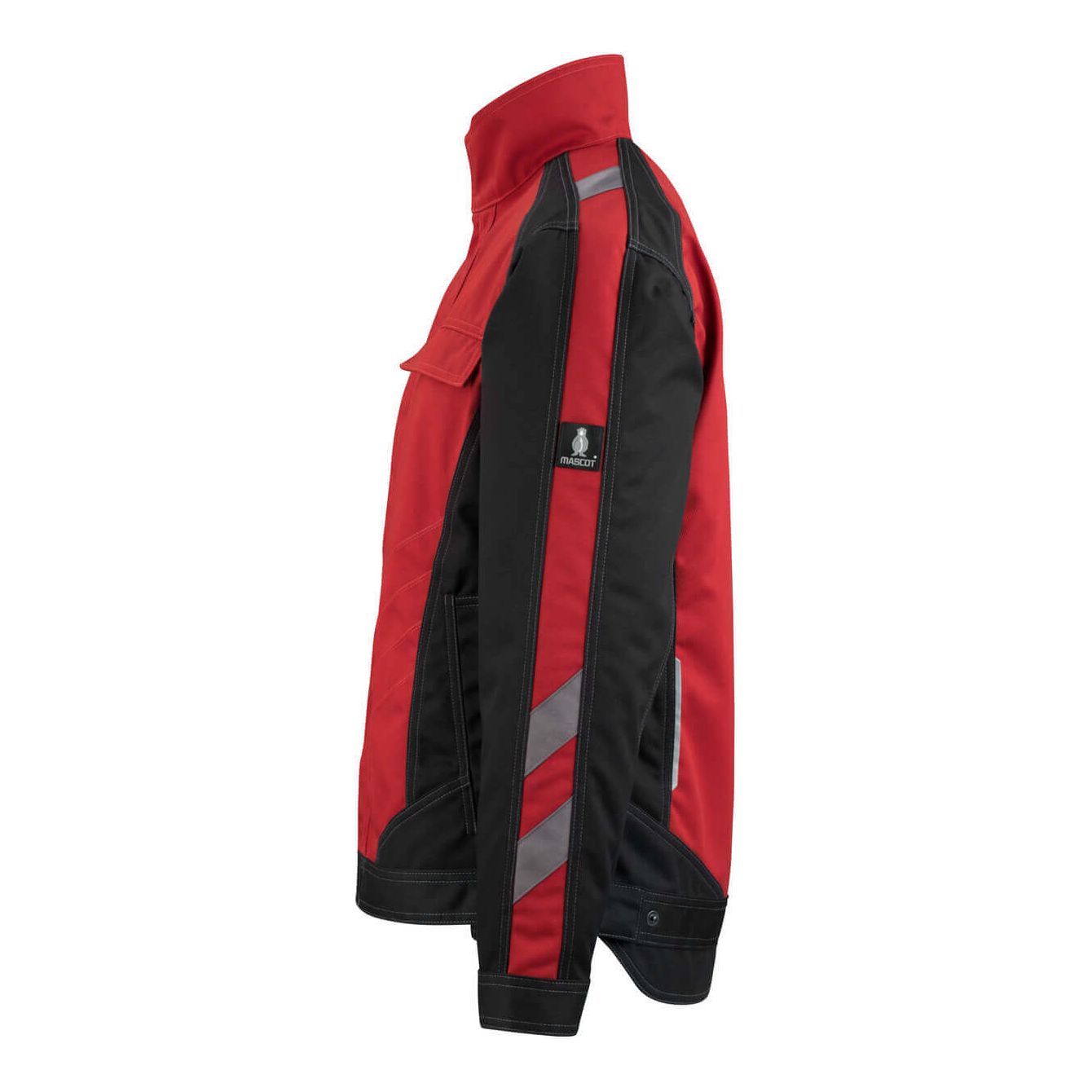 Mascot Mainz Work Jacket 12009-203 Right #colour_red-black