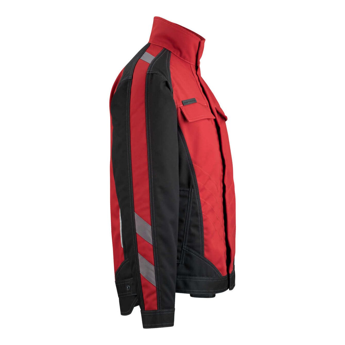 Mascot Mainz Work Jacket 12009-203 Left #colour_red-black