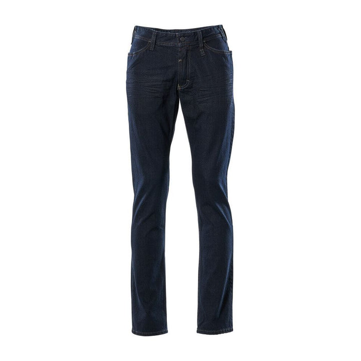 Mascot Manhattan Jeans 15379-869 Front #colour_washed-dark-blue-denim