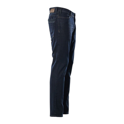 Mascot Manhattan Jeans 15379-869 Left #colour_washed-dark-blue-denim
